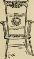 An illustration from Chairs, reed and rattan rockers. (1900)