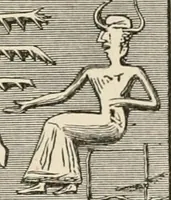 Picture 7 of 22 from The Chaldean account of Genesis : containing the description of the creation, the deluge, the tower of Babel, the destruction of Sodom, the times of the Patriarchs, and Nimrod, Babylonian fables, and legends of the gods : from the cuneiform inscriptions (1876), leaf 114