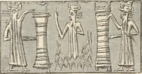 Picture 12 of 22 from The Chaldean account of Genesis : containing the description of the creation, the deluge, the tower of Babel, the destruction of Sodom, the times of the Patriarchs, and Nimrod, Babylonian fables, and legends of the gods : from the cuneiform inscriptions (1876), leaf 183