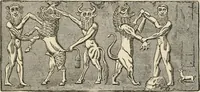 Picture 17 of 22 from The Chaldean account of Genesis : containing the description of the creation, the deluge, the tower of Babel, the destruction of Sodom, the times of the Patriarchs, and Nimrod, Babylonian fables, and legends of the gods : from the cuneiform inscriptions (1876), leaf 266
