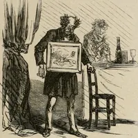 An illustration from Cham au Salon de 1863 (1863)