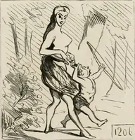 An illustration from Cham au Salon de 1863 (1863)