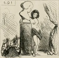 An illustration from Cham au Salon de 1863 (1863)