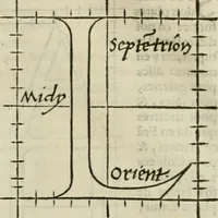 Picture 22 of 87 from Champ fleury : au quel est contenu lart & science de la deue & vraye proportio[n] des lettres attiques, quo[n] dit autreme[n]t lettres antiques, & vulgairement lettres romaines proportionnes selon le corps & visage humain ... (1529), leaf 59