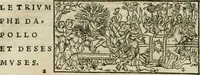 An illustration from Champ fleury : au quel est contenu lart & science de la deue & vraye proportio[n] des lettres attiques, quo[n] dit autreme[n]t lettres antiques, & vulgairement lettres romaines proportionnes selon le corps & visage humain ... (1529)