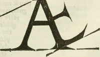 An illustration from Champ fleury : au quel est contenu lart & science de la deue & vraye proportio[n] des lettres attiques, quo[n] dit autreme[n]t lettres antiques, & vulgairement lettres romaines proportionnes selon le corps & visage humain ... (1529)
