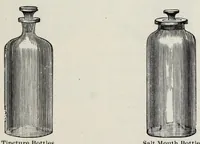 An illustration from The Chas. Baumbach Co., importers and wholesale dealers in drugs and chemicals, patent medicines, paints and oils, varnishes, window glass, druggists' and painters' sundries, etc., etc., Milwaukee, Wis (1890)