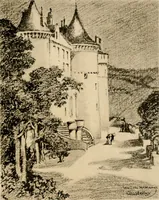 An illustration from Castles and chateaux of old Burgundy and the border provinces (1909)