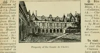 An illustration from The chateaux of the Loire : how to visit them rapidly and economically by railway, motor car or bicycle (1909)