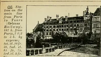 An illustration from The chateaux of the Loire : how to visit them rapidly and economically by railway, motor car or bicycle (1909)
