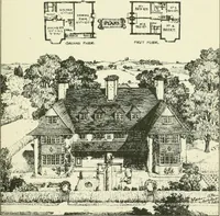 An illustration from The cheap cottage and small house : a manual of economical building (1913)