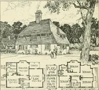 An illustration from The cheap cottage and small house : a manual of economical building (1913)