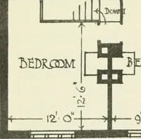 An illustration from The cheap cottage and small house : a manual of economical building (1913)