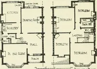 An illustration from The cheap cottage and small house : a manual of economical building (1913)