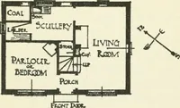 An illustration from The cheap cottage and small house : a manual of economical building (1913)