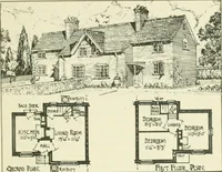 An illustration from The cheap cottage and small house : a manual of economical building (1913)