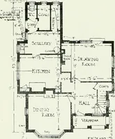 An illustration from The cheap cottage and small house : a manual of economical building (1913)