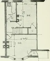 An illustration from The cheap cottage and small house : a manual of economical building (1913)