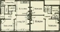 An illustration from The cheap cottage and small house : a manual of economical building (1913)