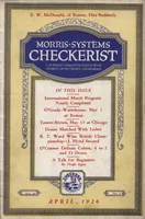 An illustration from The Morris Systems Checkerist (April, 1926) (1926)