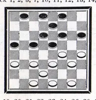 An illustration from The Morris Systems Checkerist (May, 1926) (1926)