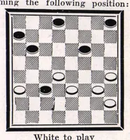 An illustration from The Morris Systems Checkerist (November, 1926) (1926)