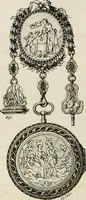 Picture 106 of 187 from Chefs-d'oeuvre des arts industriels; céramique -verrerie et vitraux-émaux-métaux-orfévrerie et bijouterie-tapisserie; deux cents gravures sur bois (1866), leaf 375