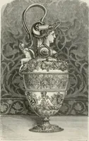 Picture 168 of 187 from Chefs-d'oeuvre des arts industriels; céramique -verrerie et vitraux-émaux-métaux-orfévrerie et bijouterie-tapisserie; deux cents gravures sur bois (1866), leaf 556