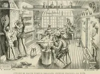 Picture 170 of 187 from Chefs-d'oeuvre des arts industriels; céramique -verrerie et vitraux-émaux-métaux-orfévrerie et bijouterie-tapisserie; deux cents gravures sur bois (1866), leaf 559