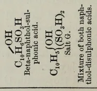An illustration from The chemistry of the coal-tar colours (1886)
