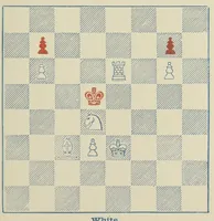 An illustration from The chess Euclid : a collection of two hundred chess problems and end-games (1849)