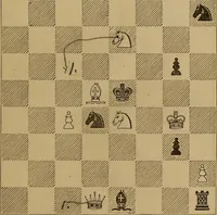 An illustration from The chess openings (1880)