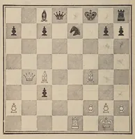 An illustration from The chess-players' manual : containing the laws of the game according to the revised code laid down by the British chess association in 1862 (1888)