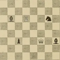 An illustration from Chess strategics illustrated; (1900)
