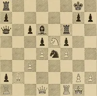 An illustration from Chess strategics illustrated; (1900)