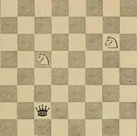 An illustration from Chess strategics illustrated; (1900)