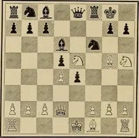 An illustration from Chess strategics illustrated; (1900)