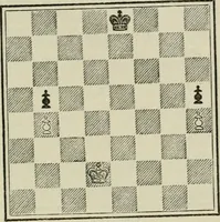 An illustration from Chess strategy (1921)