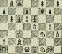 An illustration from Chess strategy (1921)