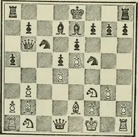 An illustration from Chess strategy (1921)