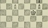 An illustration from Chess strategy (1921)