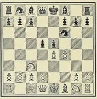 An illustration from Chess Strategy (1917)