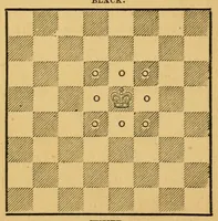 An illustration from Chess: theory & practice; containing the laws & history of the game, together with an analysis of the openings, & a treatise of end games ... (1876)