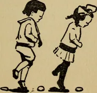 An illustration from The children's book of games & parties (1913)