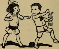 An illustration from The children's book of games & parties (1913)