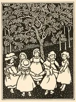 An illustration from Children's rhymes, children's games, children's songs, children's stories : a book for bairns and big folk (1904)