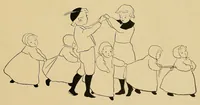 Picture 13 of 13 from Children's singing games (1895), leaf 75