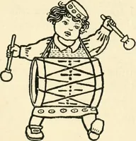 An illustration from Children's singing games, with the tunes to which they are sung (1900)