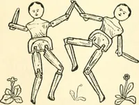 Picture 32 of 63 from Children's singing games, with the tunes to which they are sung (1900), leaf 39