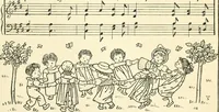 Picture 49 of 63 from Children's singing games, with the tunes to which they are sung (1900), leaf 56